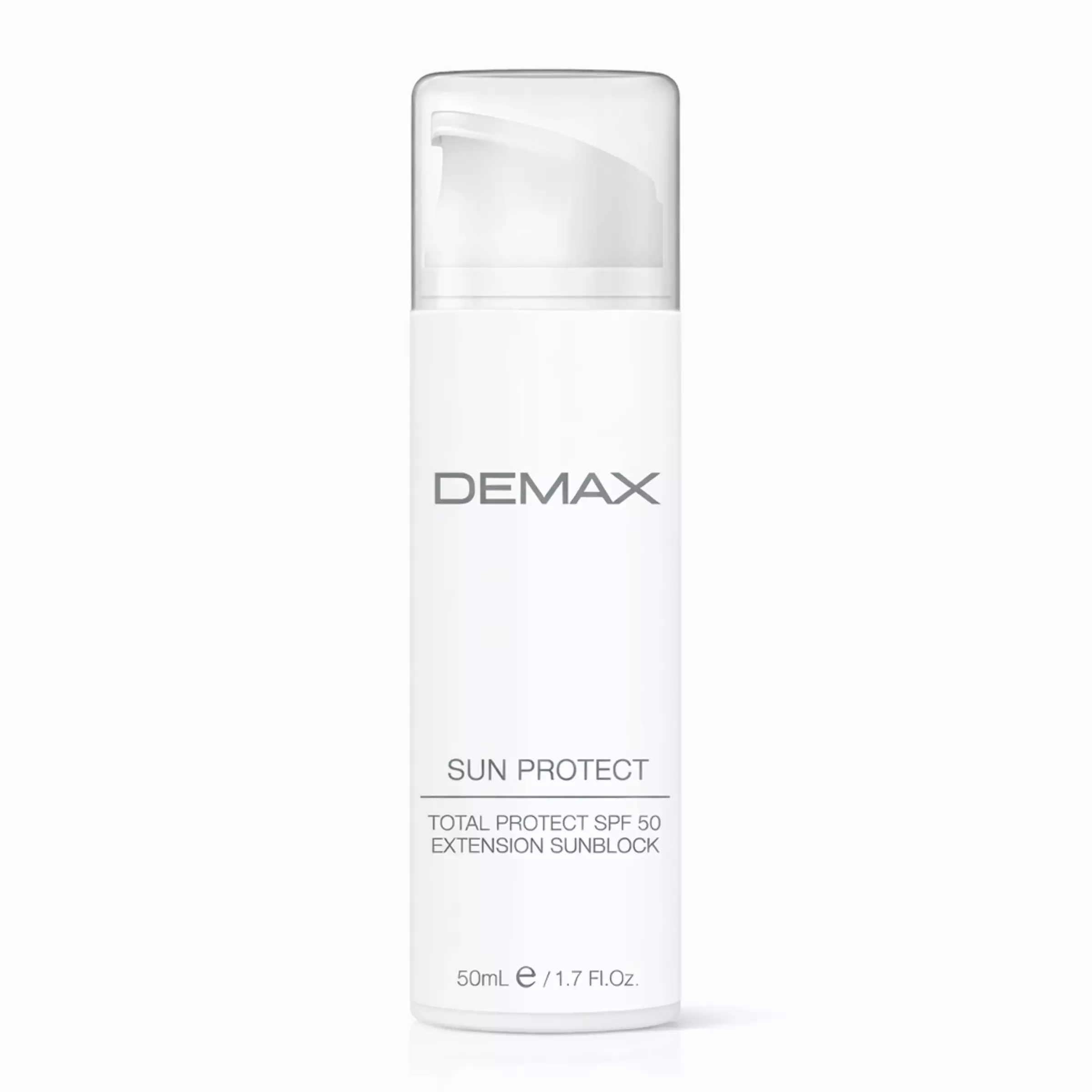 Захисний професійний сонцезахист DEMAX Sun Protect Total Protect SPF50 Extension Sunblock, 50 мл 