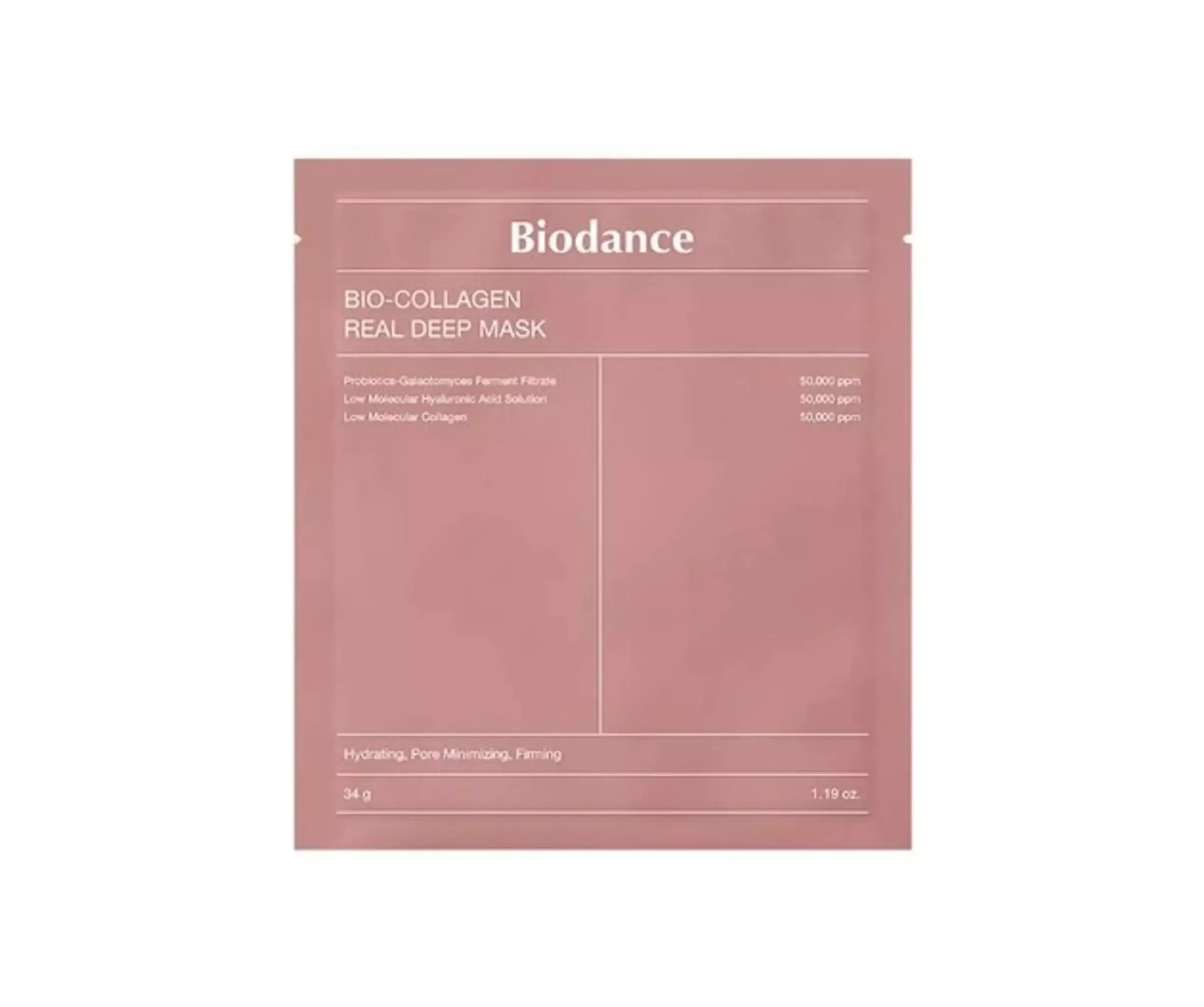 Нічна гідрогелева маска з колагеном для еластичності шкіри BIODANCE Bio-Collagen Real Deep Mask, 34g (1 шт.)