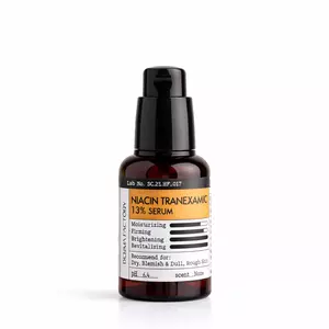 Інтенсивна освітлююча та омолоджуюча сироватка DERMA FACTORY Niacin Tranexamic 13% Serum, 30 мл 