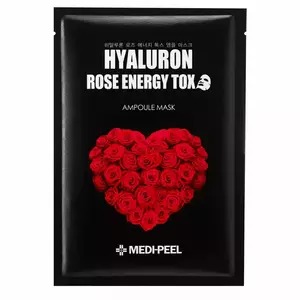 Тканинна маска для обличчя з трояндою MEDI-PEEL Hyaluron Rose Energy Tox Ampoule Mask 1 шт., 30 мл 