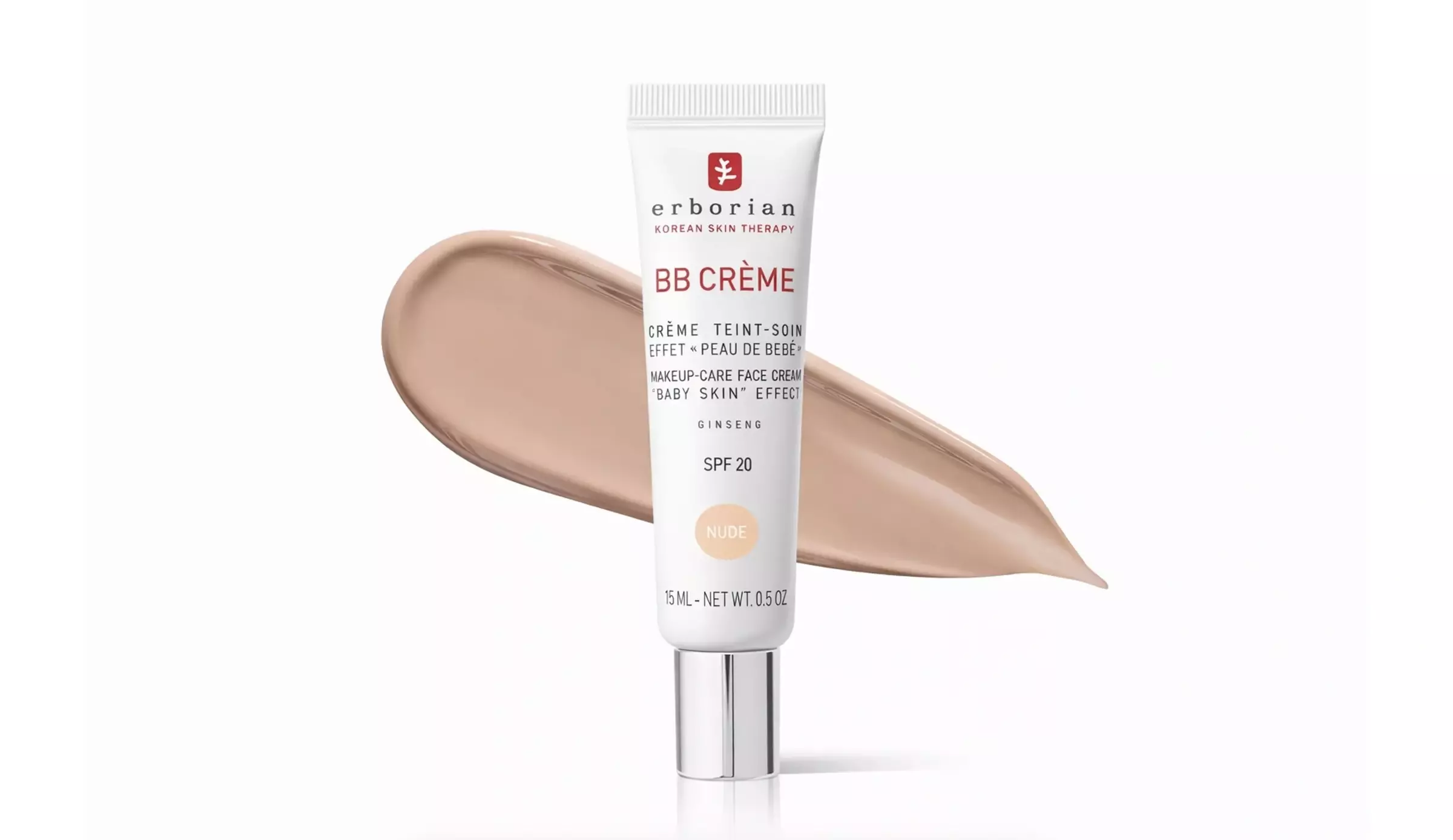 BB-крем з тонуючим ефектом ERBORIAN BB CREAM 15 ml, #Nude