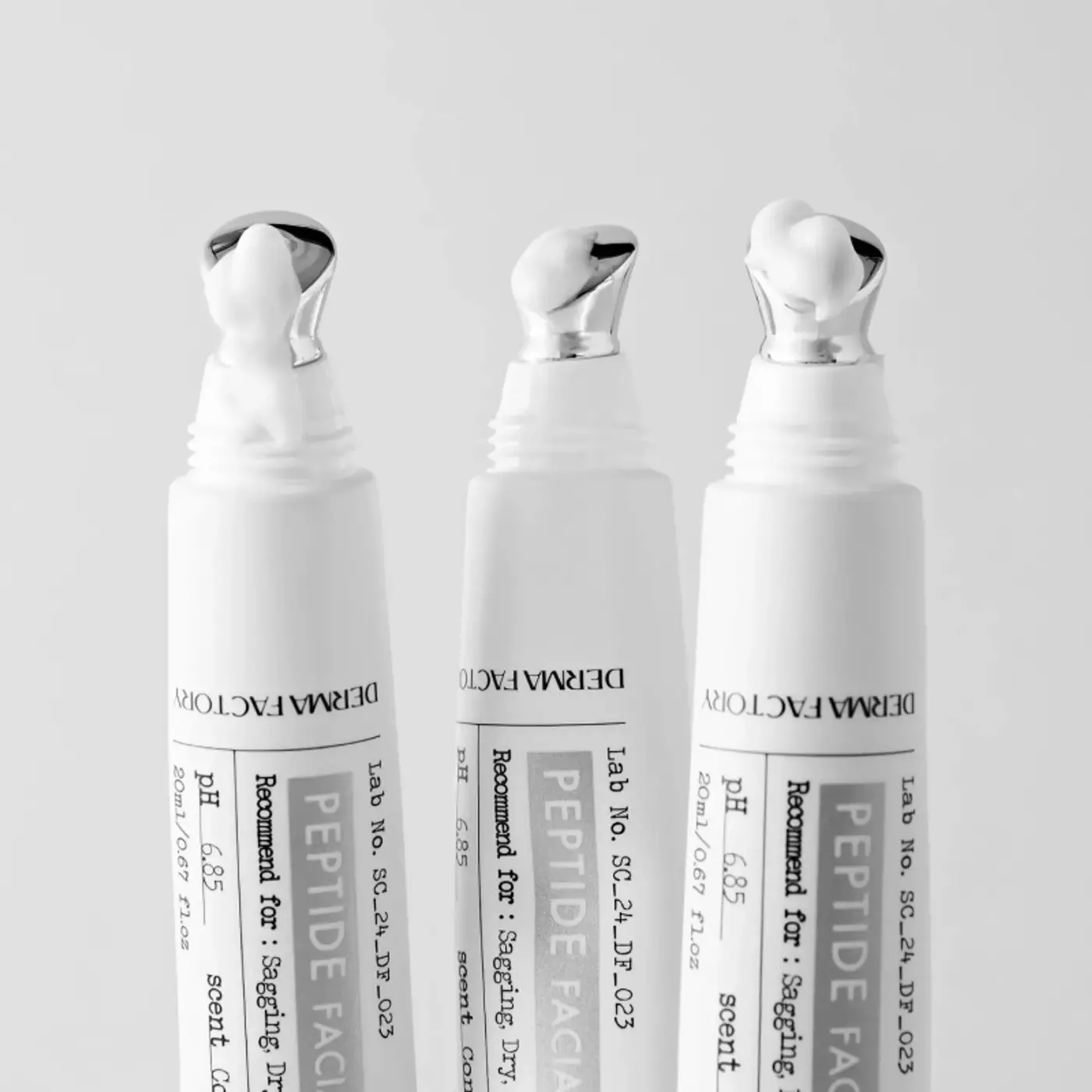 Пептидний крем для обличчя та очей DERMA FACTORY Peptide Facial & Eye Cream, 20 ml