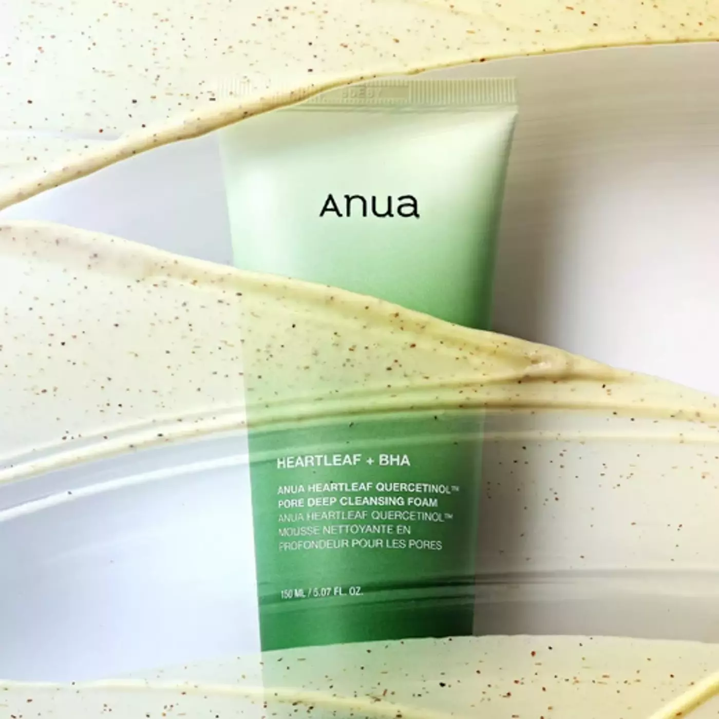 Глибокоочисна пінка для вмивання ANUA Heartleaf Quercetinol Pore Deep Cleansing Foam, 150 ml