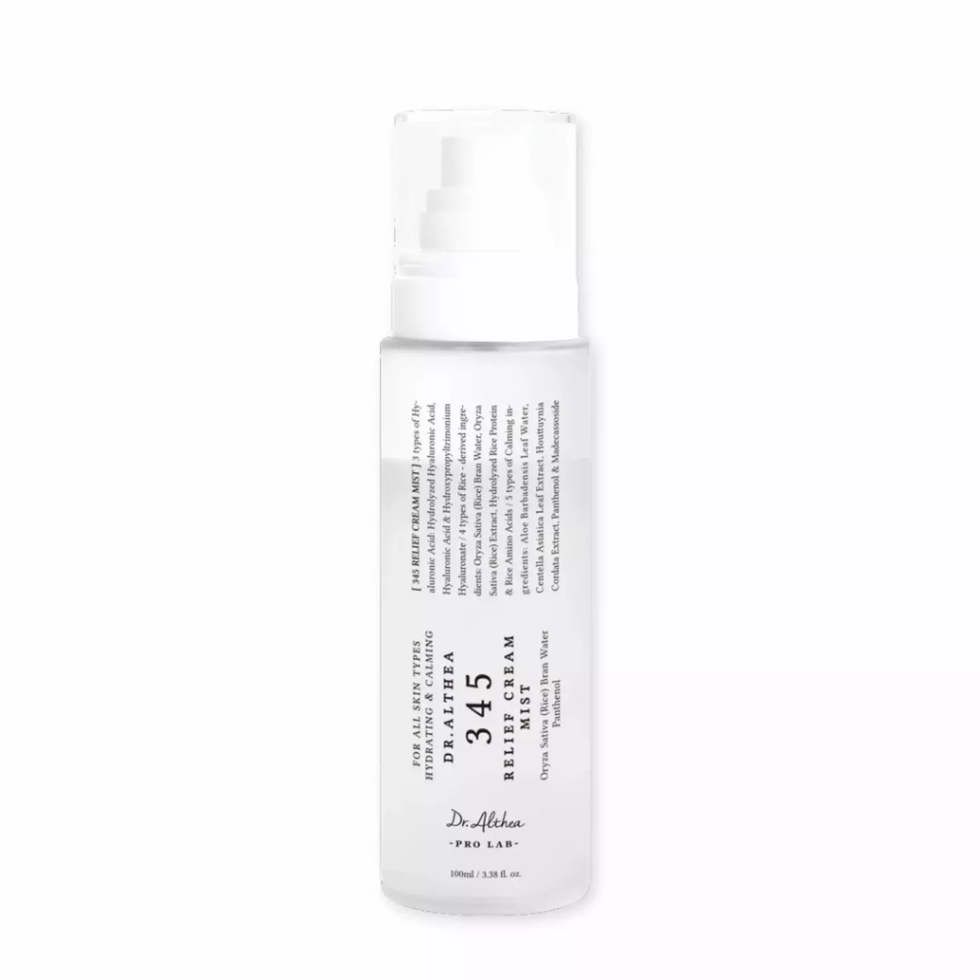 Двофазний крем-міст для зволоження та заспокоєння шкіри Dr.Althea 345 Relief Cream Mist, 100 ml
