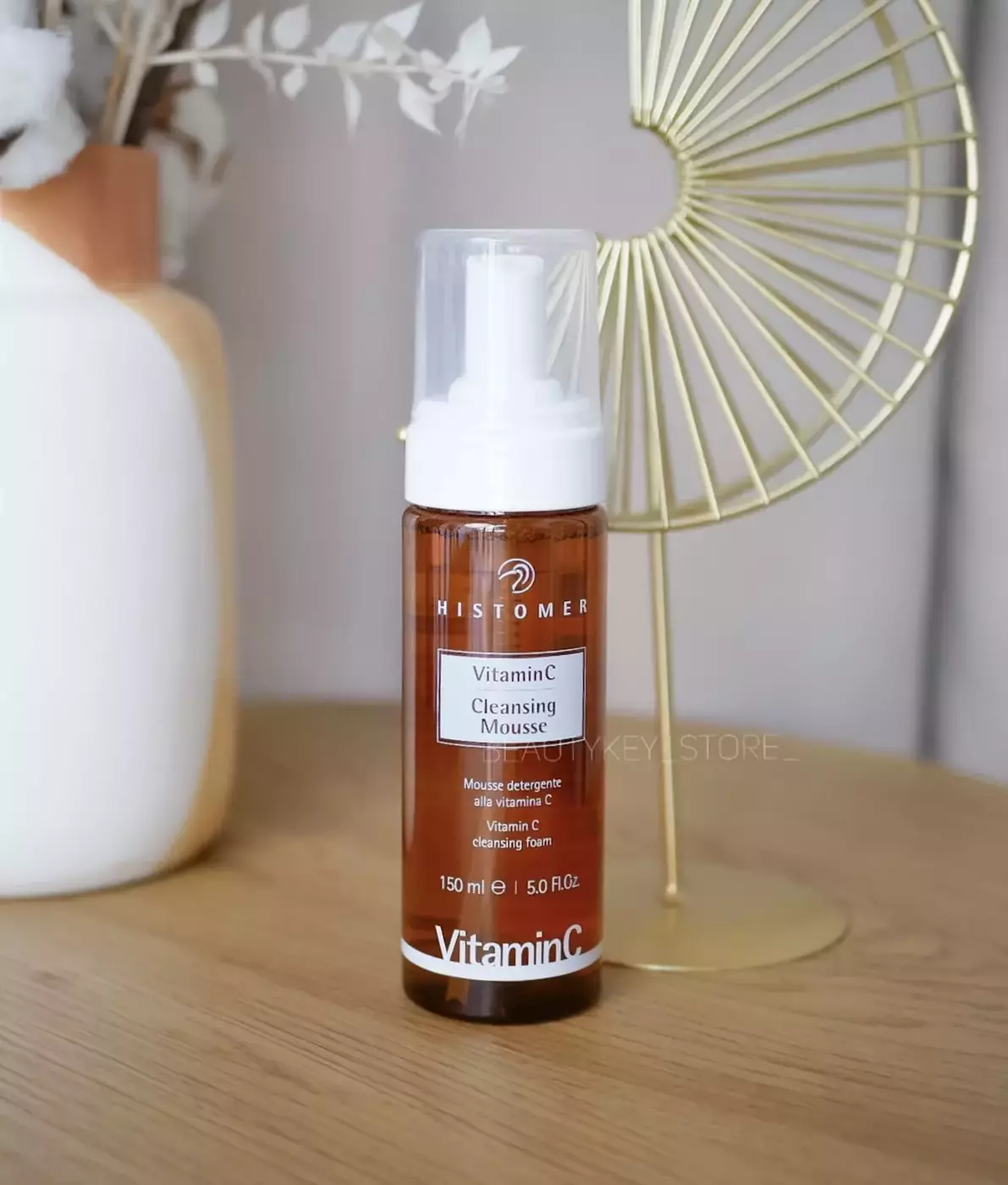 Очищуючий мус з вітаміном С для всіх типів шкіри HISTOMER VITAMIN C CLEANSING MOUSSE, 150 ml
