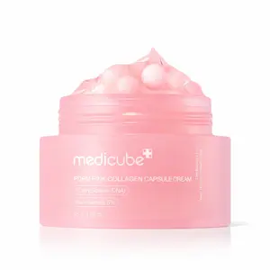 Капсульний крем з колагеном та полінуклеотидами Medicube PDRN Pink Collagen Capsule Cream, 55 мл