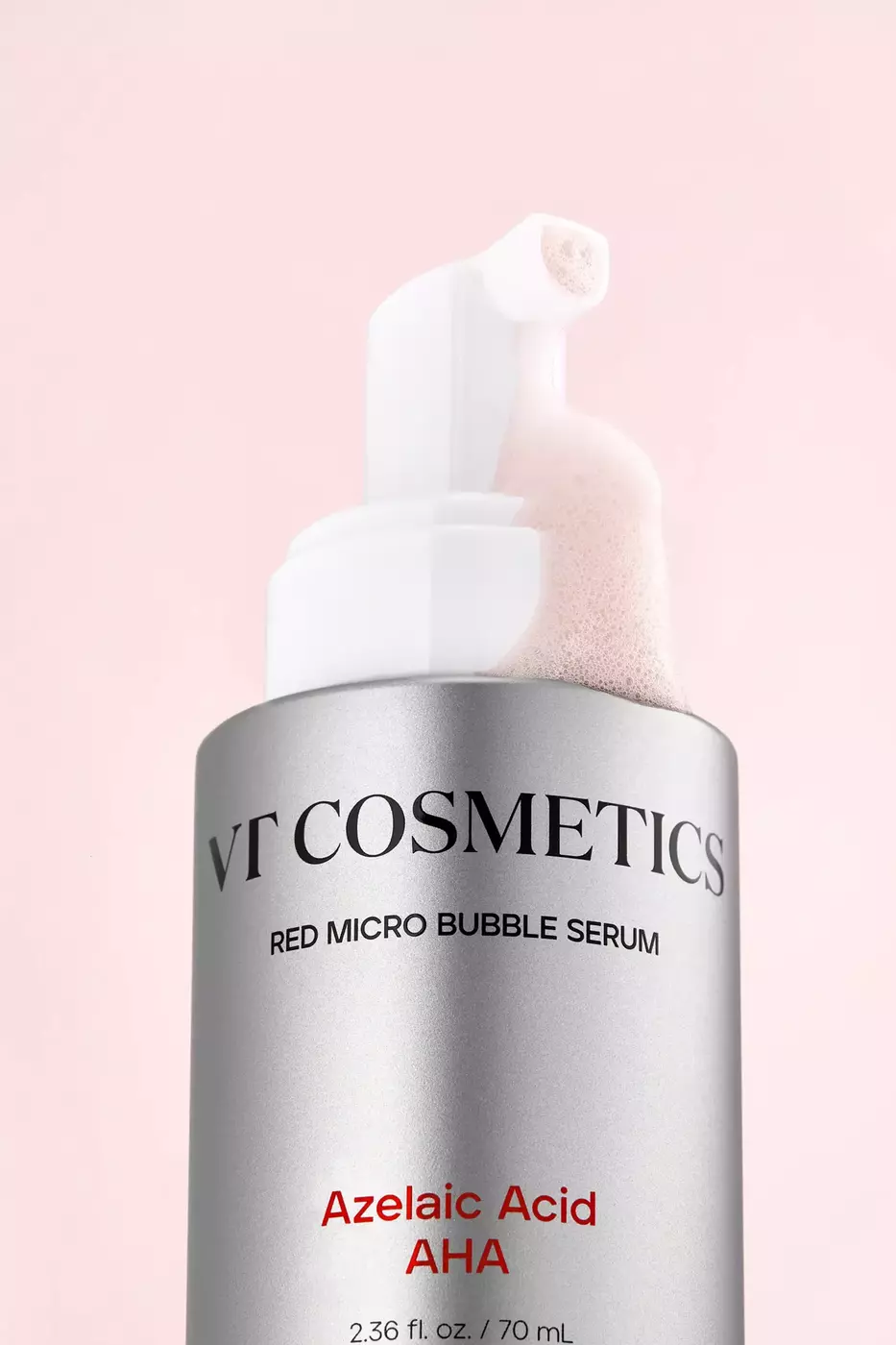 Мікропінна сироватка з азелаїновою та AHA, BHA, PHA-кислотами VT Cosmetics Az AHA Red Micro Bubble Serum, 70 ml