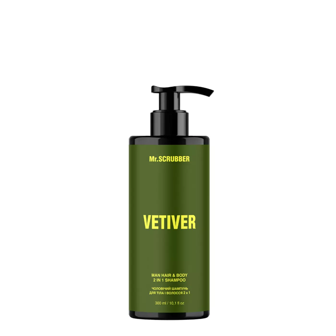 Шампунь для тіла і волосся Mr.SCRUBBER 2-в-1 Vetiver, 300 ml