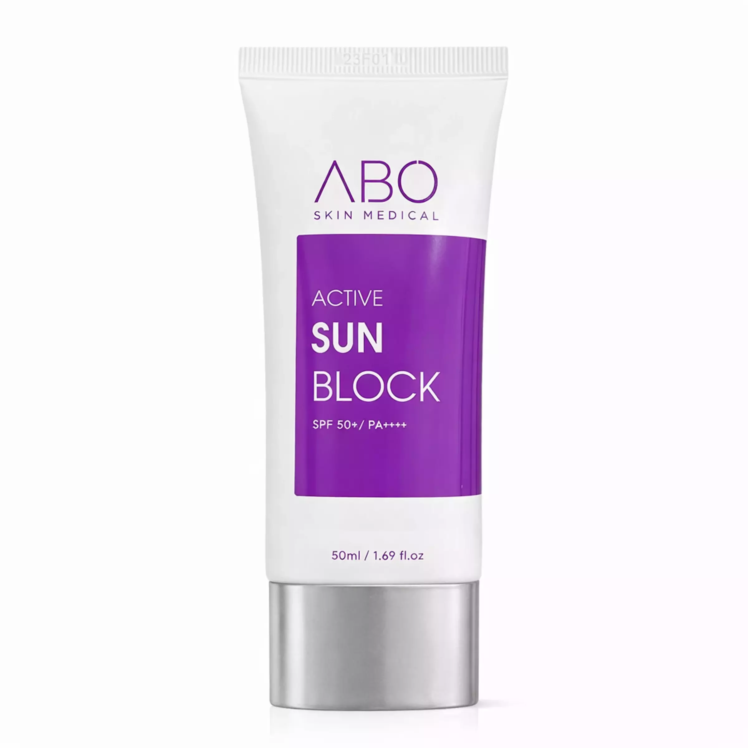 Легкий санскрін на фізичних фільтрах ABO ACTIVE SUNBLOCK SPF 50+/РА++++ 50 мл 