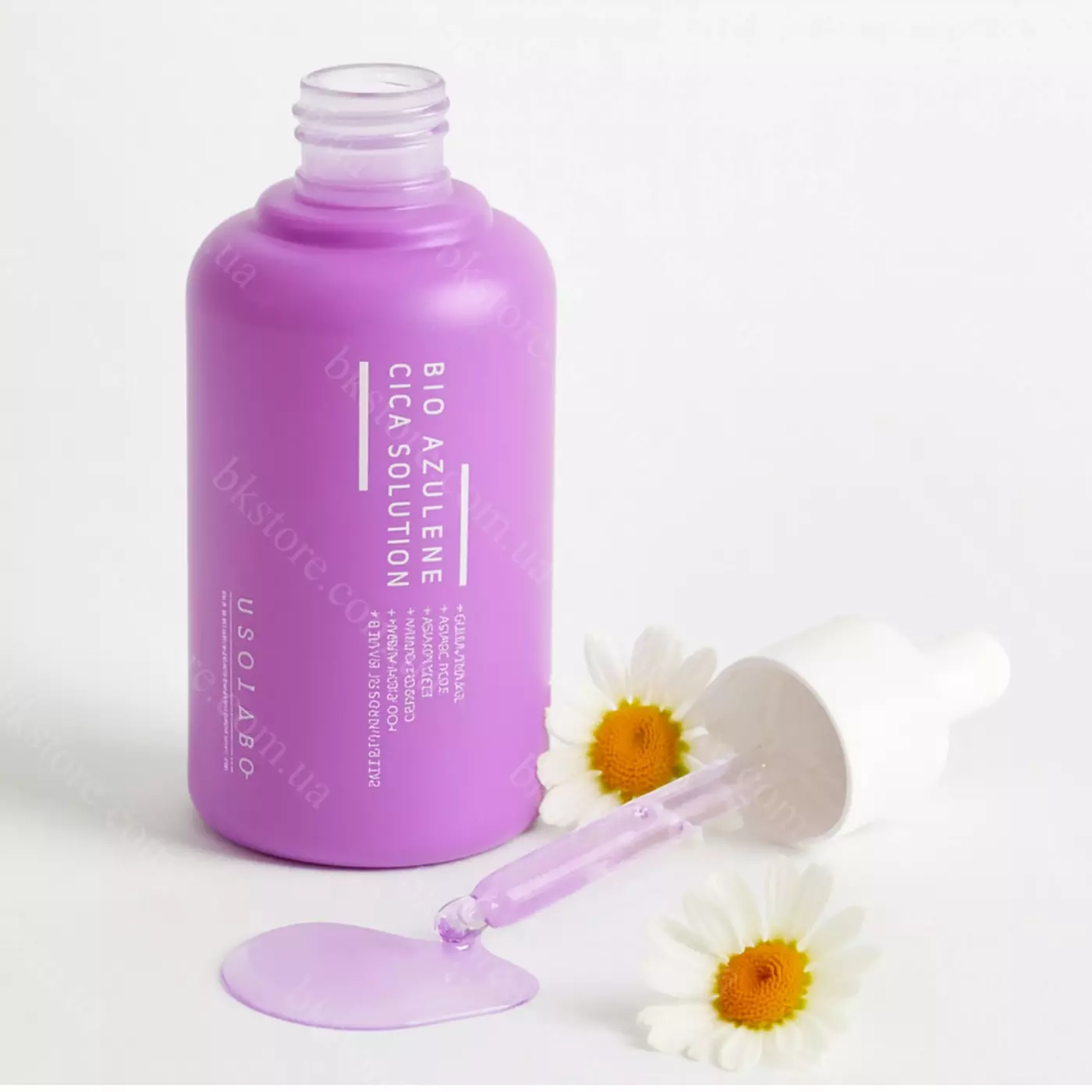Заспокійлива та протизапальна кремова есенція Usolab Bio Azulene Cica Solution, 120 мл