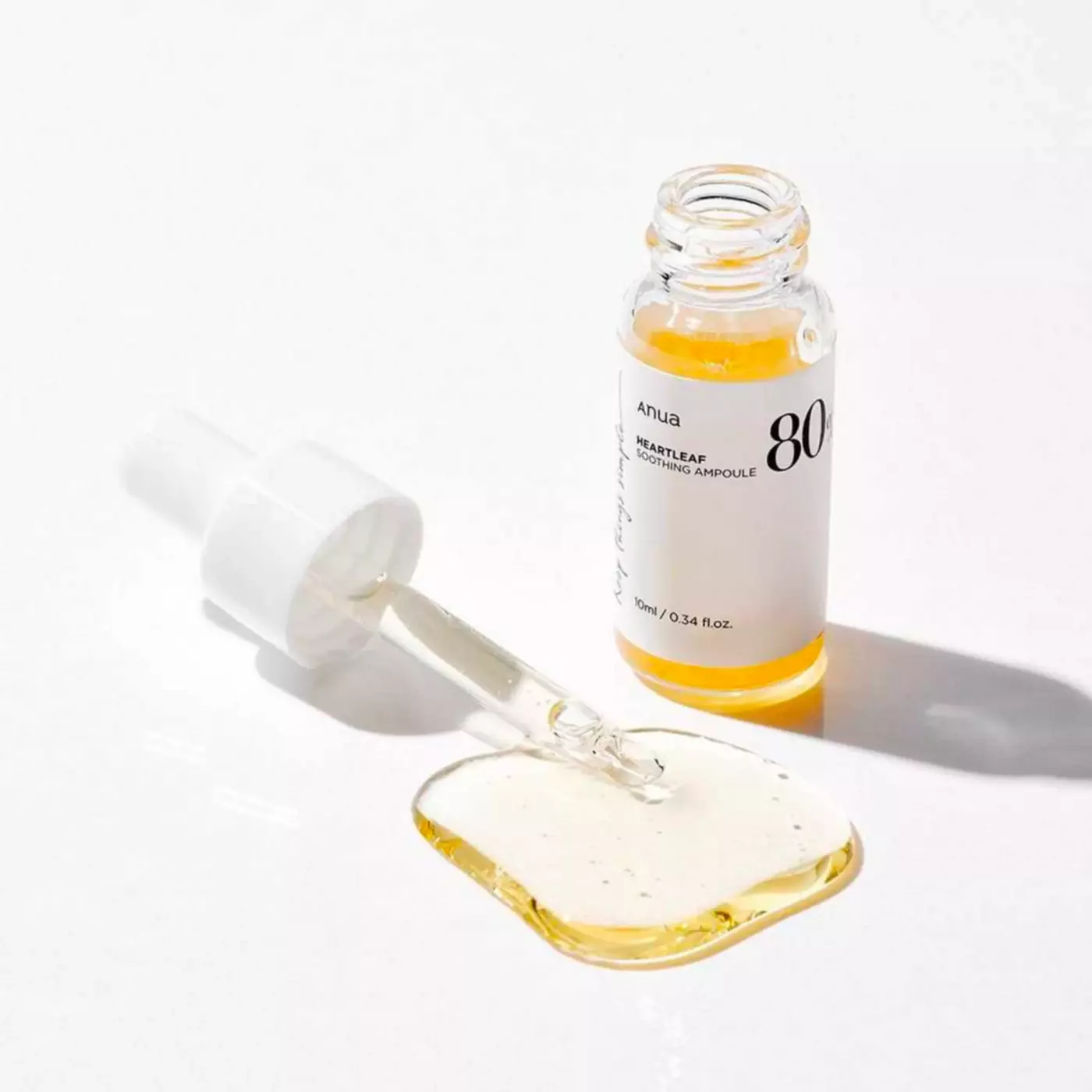 Заспокійлива ампула для обличчя з екстрактом хауютюнії 80% ANUA Heartleaf 80 Moisture Soothing Ampoule, 10 ml