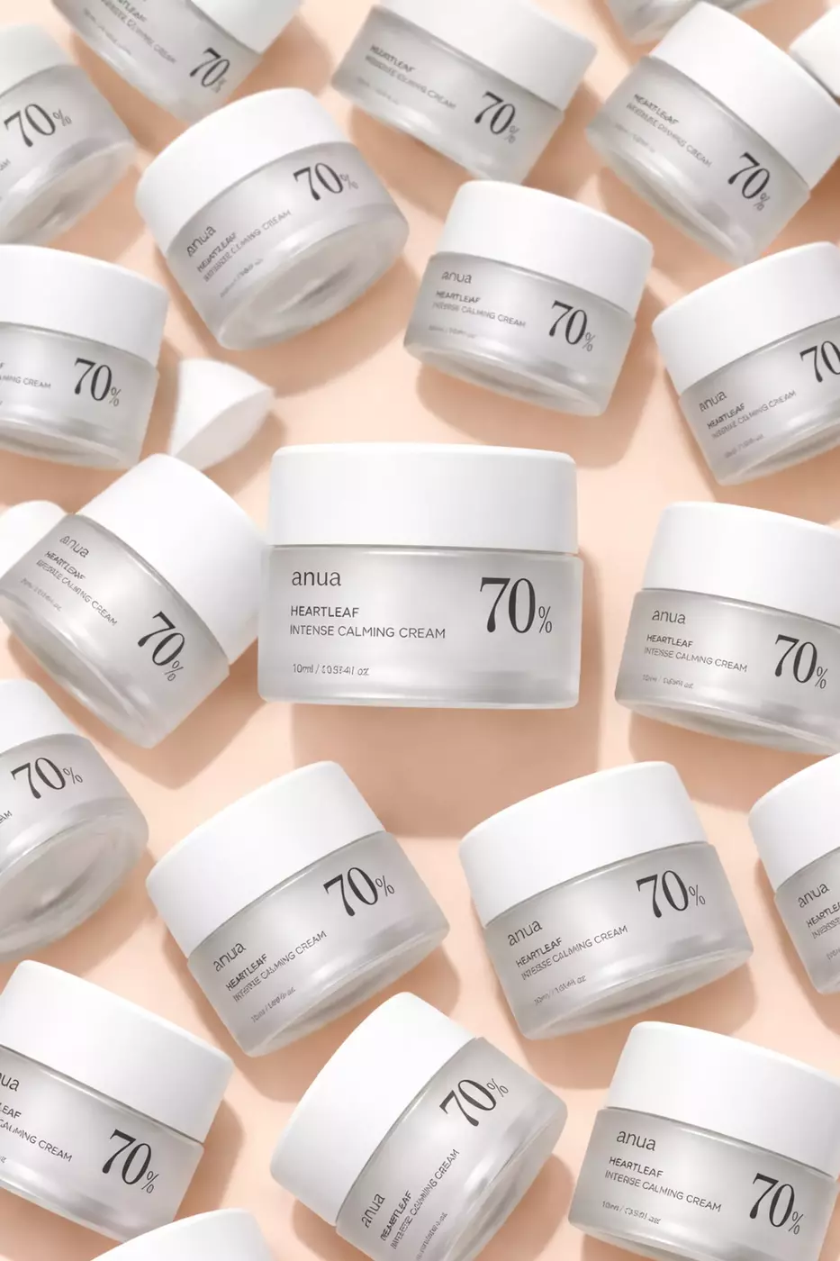 Інтенсивний бар'єрний крем ANUA Heartleaf 70% Intense Calming Cream, 10 ml