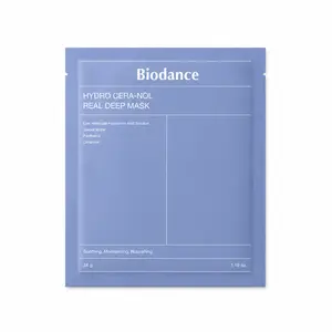 Гідрогелева маска з керамідами та пантенолом Biodance Hydro Cera-Nol Real Deep Sheet Mask 34g (1 шт.)