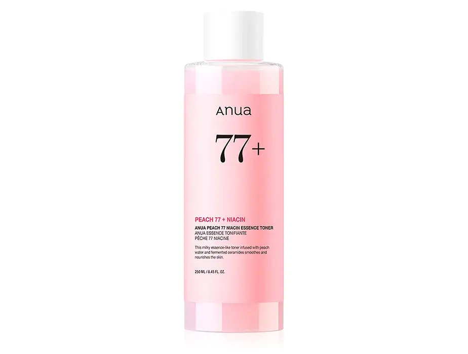 Зволожувальний тонер-есенція з екстрактом персика Anua Peach 77% Niacin Essence Toner, 250 ml