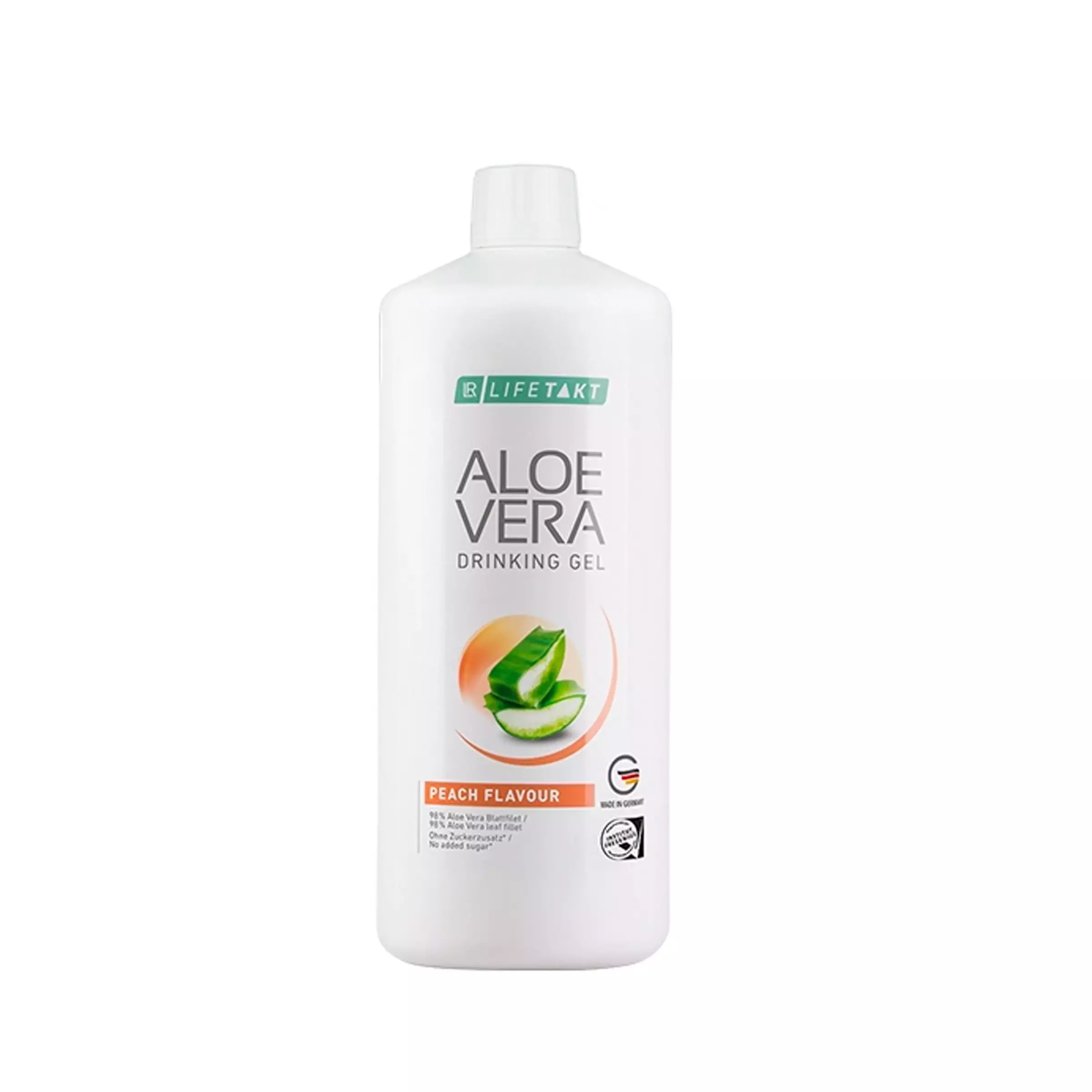 Питний гель Алое вера зі смаком персика LR Health and Beauty Aloe Vera Drinking Gel Peach Flavour, 1000 ml