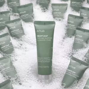 Заспокійлива пінка для вмивання з екстрактом хауттюйнії ANUA Heartleaf Succinic Moisture Cleansing Foam, 25 мл