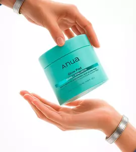 Зволожуючі педи з гіалуроновою кислотою та полінуклеотидами та пептидами ANUA PDRN 100 Hyaluron, 60 шт.