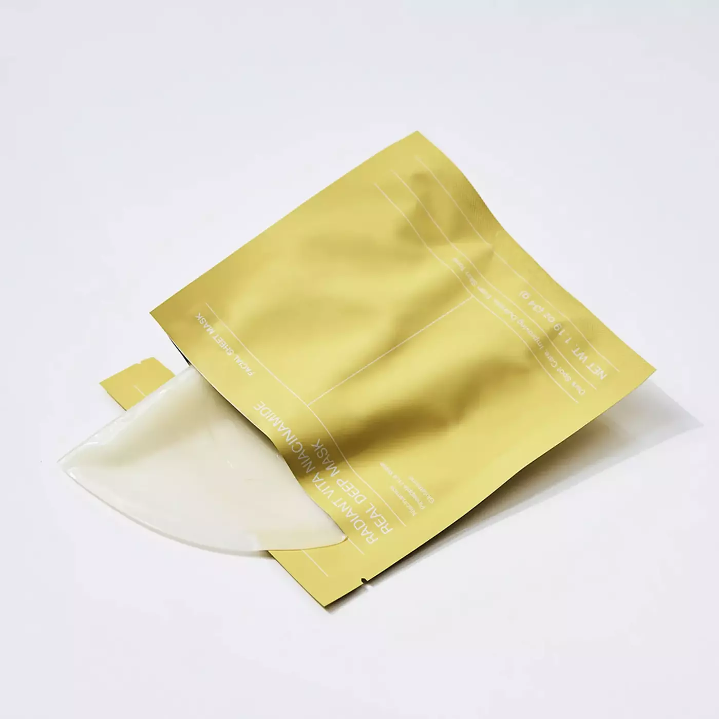 Гідрогелева маска для сяйва обличчя Biodance Radiant Vita Niacinamide Real Deep Mask, 34 г, 1 шт.