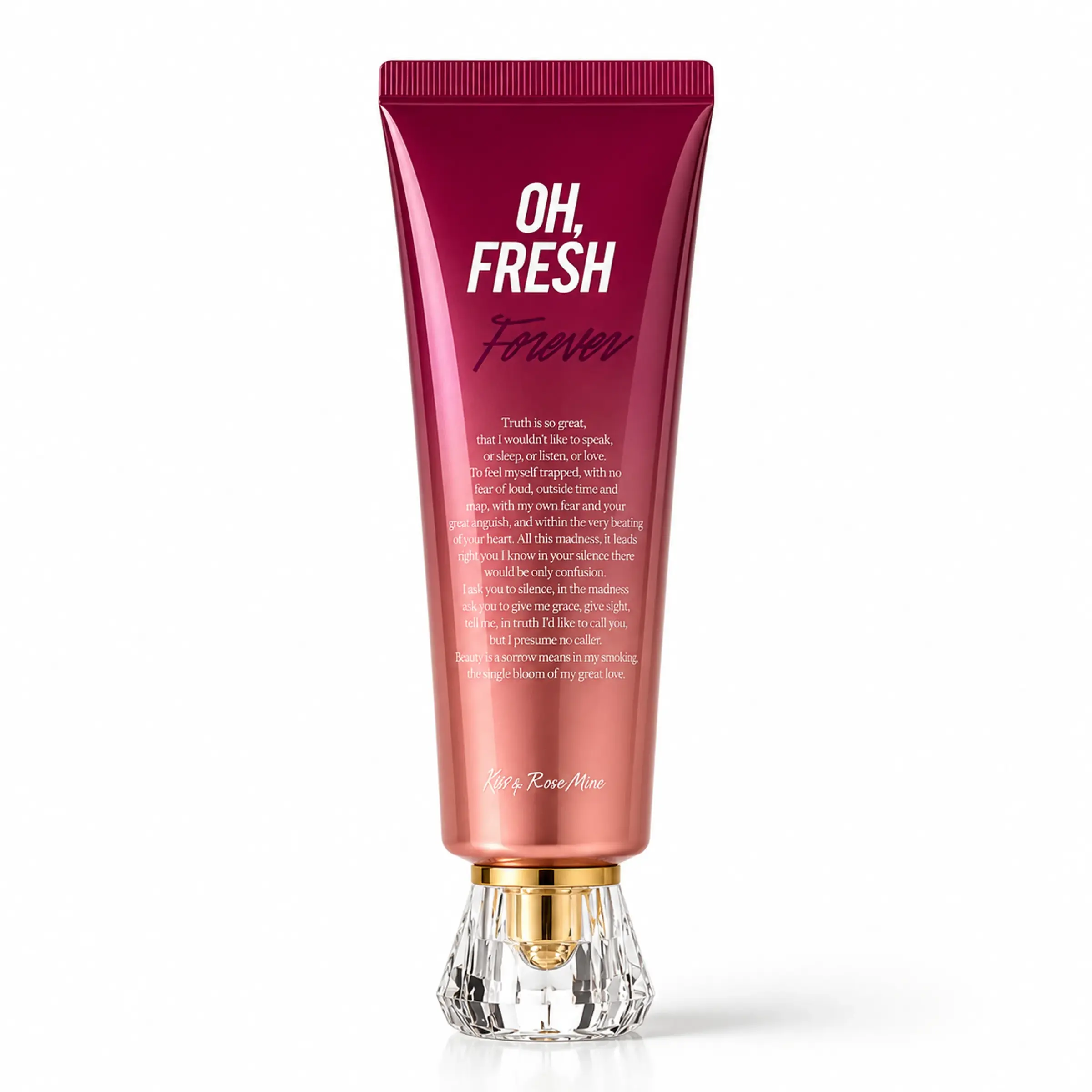 Крем для тіла з квітковим ароматом іриса Fragrance Cream Oh, Fresh Forever Kiss by Rosemine, 140 мл
