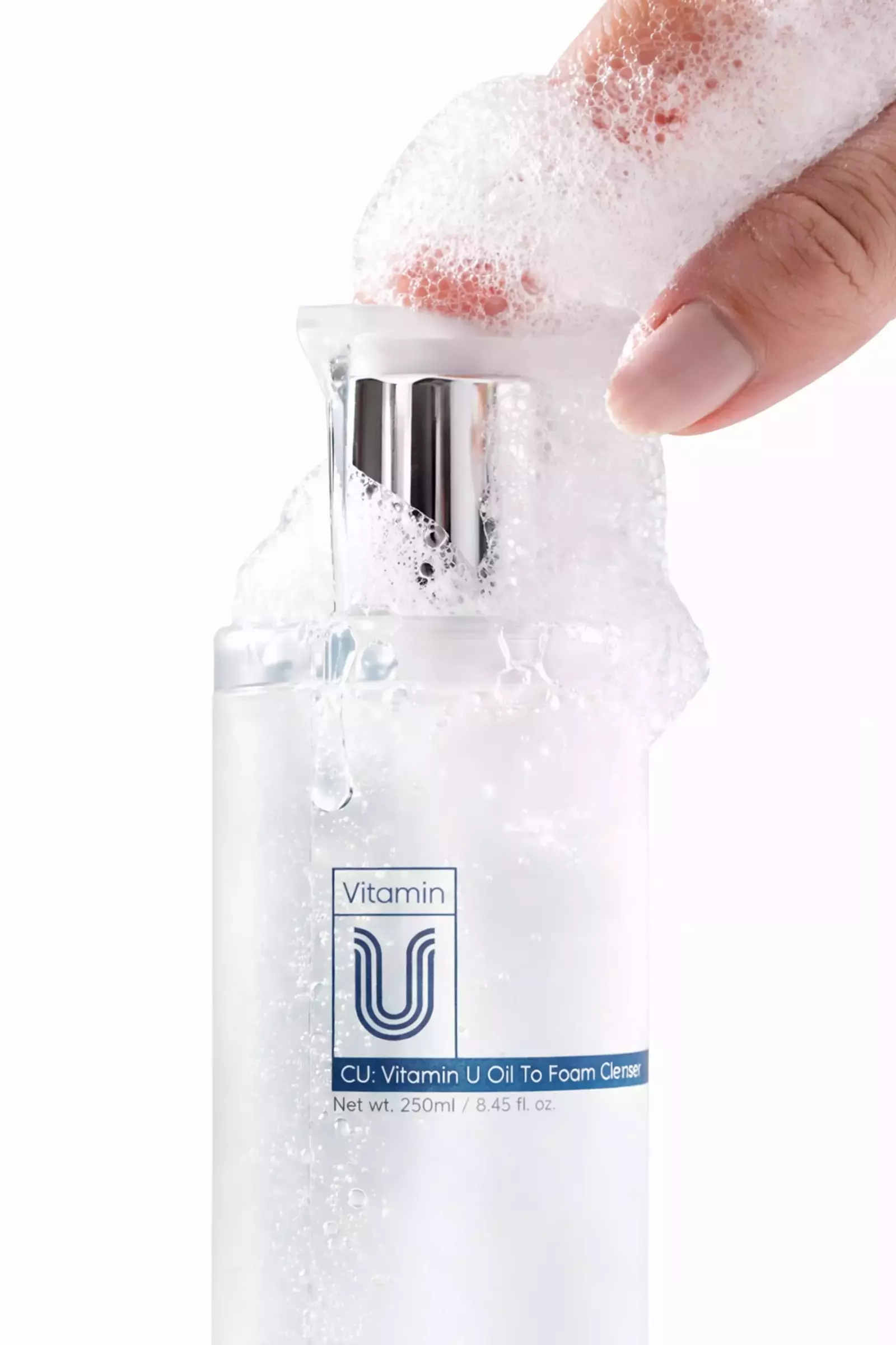 Cuskin Vitamin U Oil To Foam Cleanser, 250 ml - очищувальна гідрофільна олія-пінка 