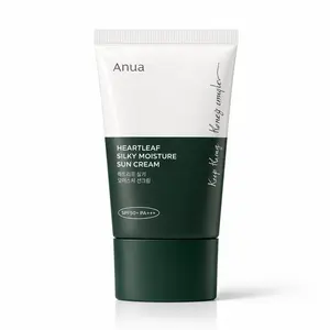 Зволожувальний сонцезахисний крем Anua Heartleaf Silky Moisture Sun Cream, 50 ml