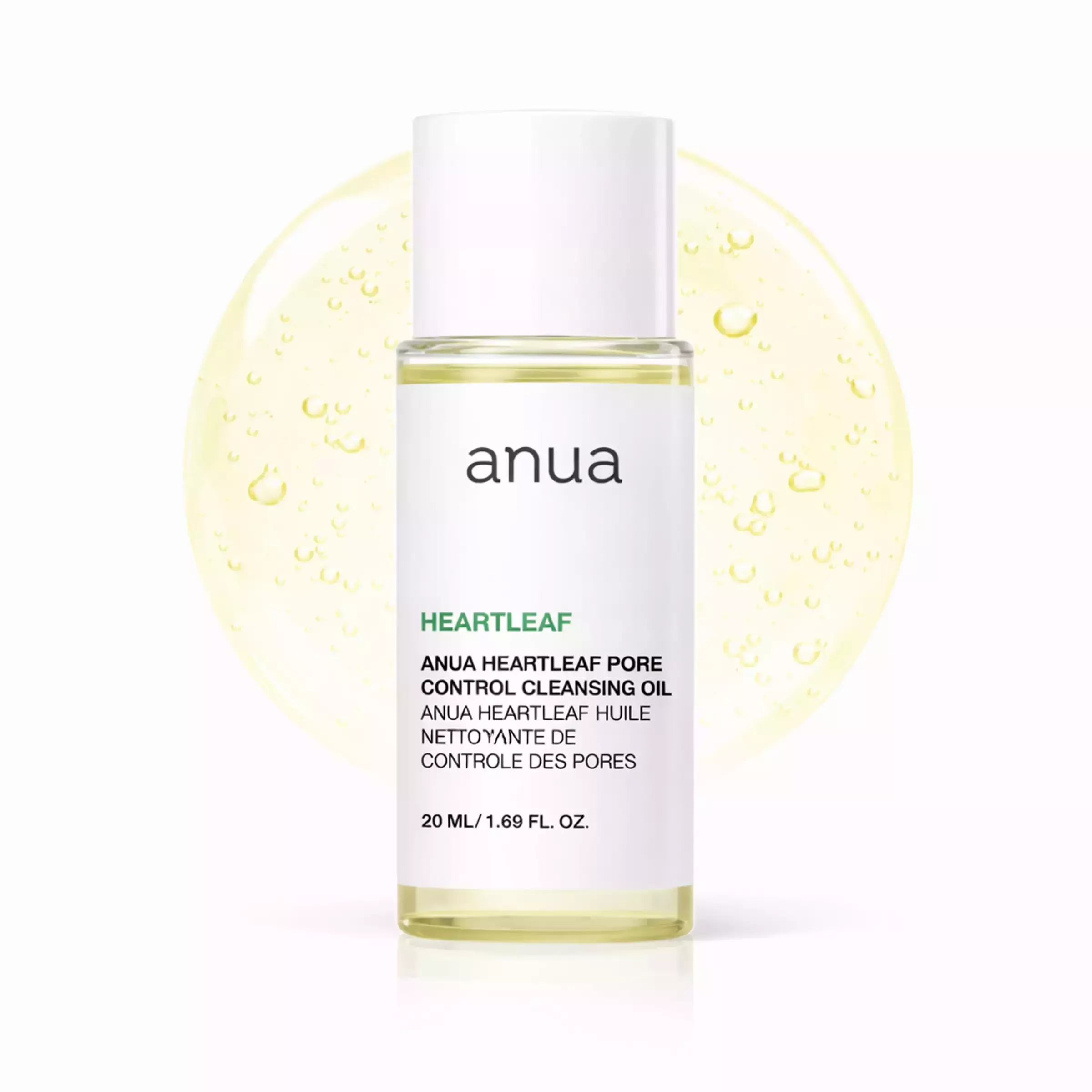 Anua Heartleaf Pore Control Cleansing Oil (travel size), 50 ml - гідрофільна олія для глибокого очищення пор