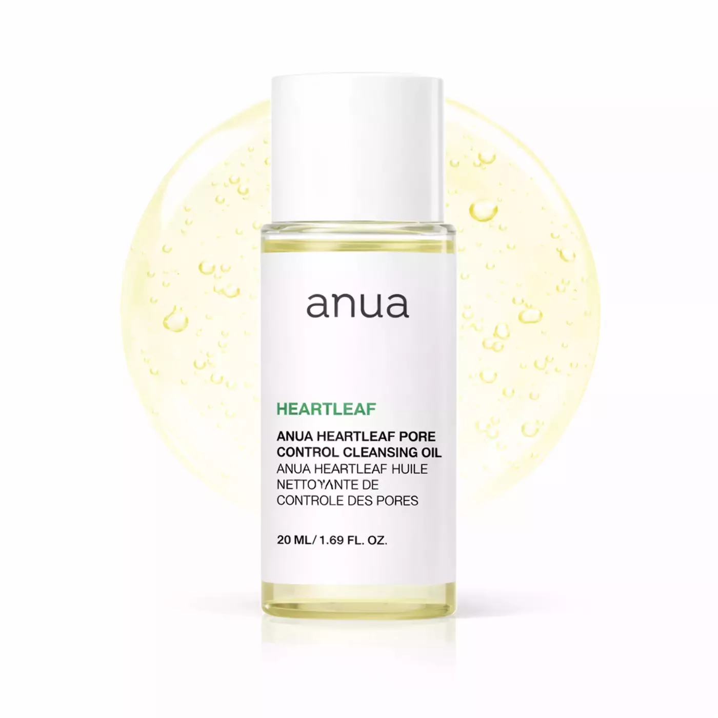 Anua Heartleaf Pore Control Cleansing Oil (travel size), 50 ml - гідрофільна олія для глибокого очищення пор