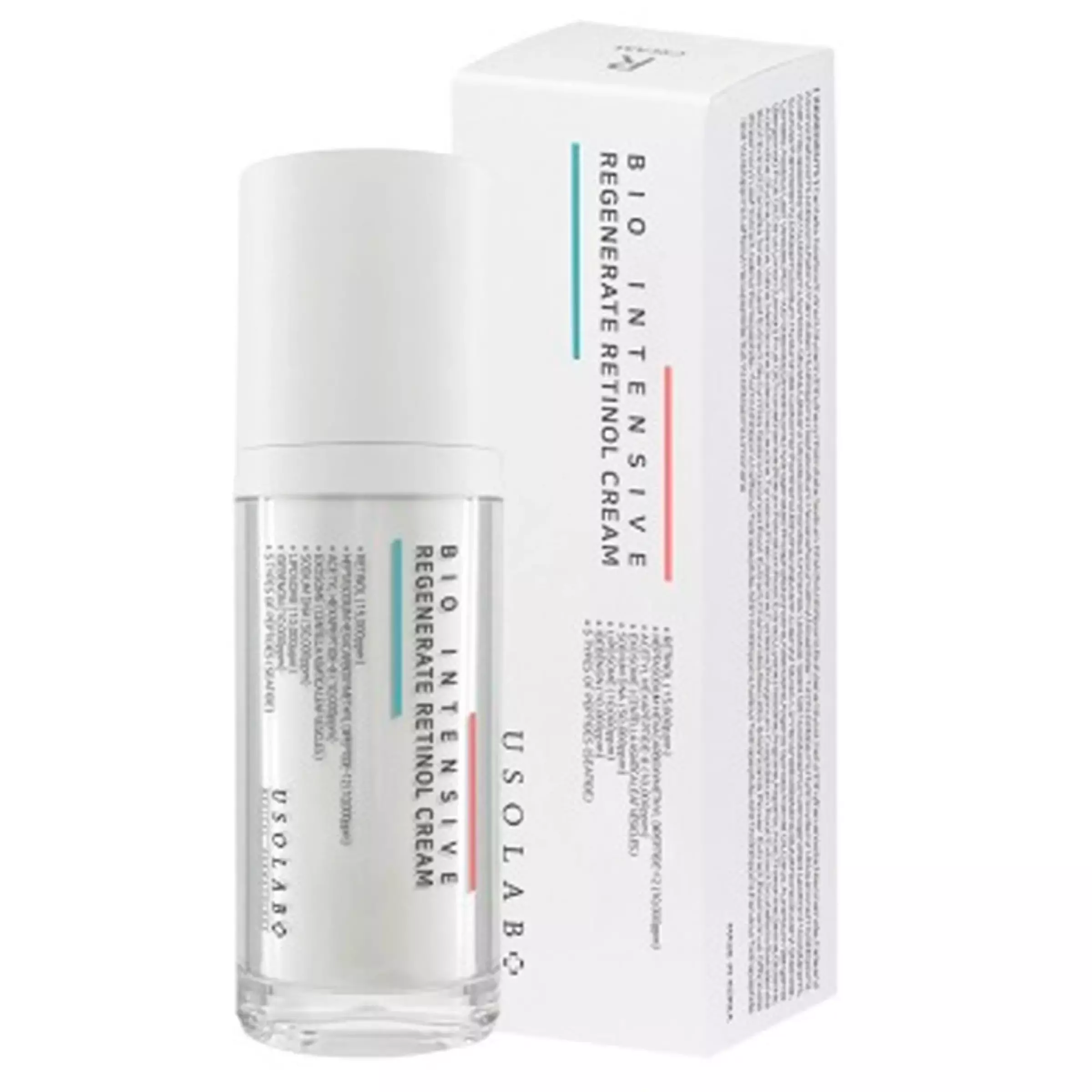 Інтенсивний регенеруючий крем з ретинолом 1,5% USOLAB Bio Intensive Regenerate Retinol Cream, 30 мл