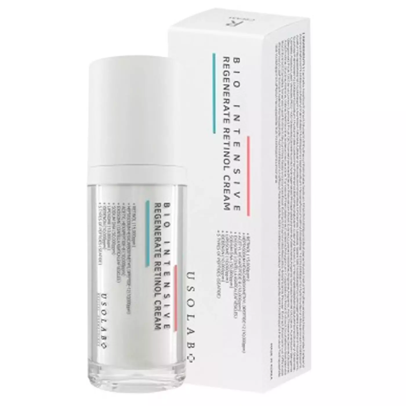 Інтенсивний регенеруючий крем з ретинолом 1,5% USOLAB Bio Intensive Regenerate Retinol Cream, 30 мл