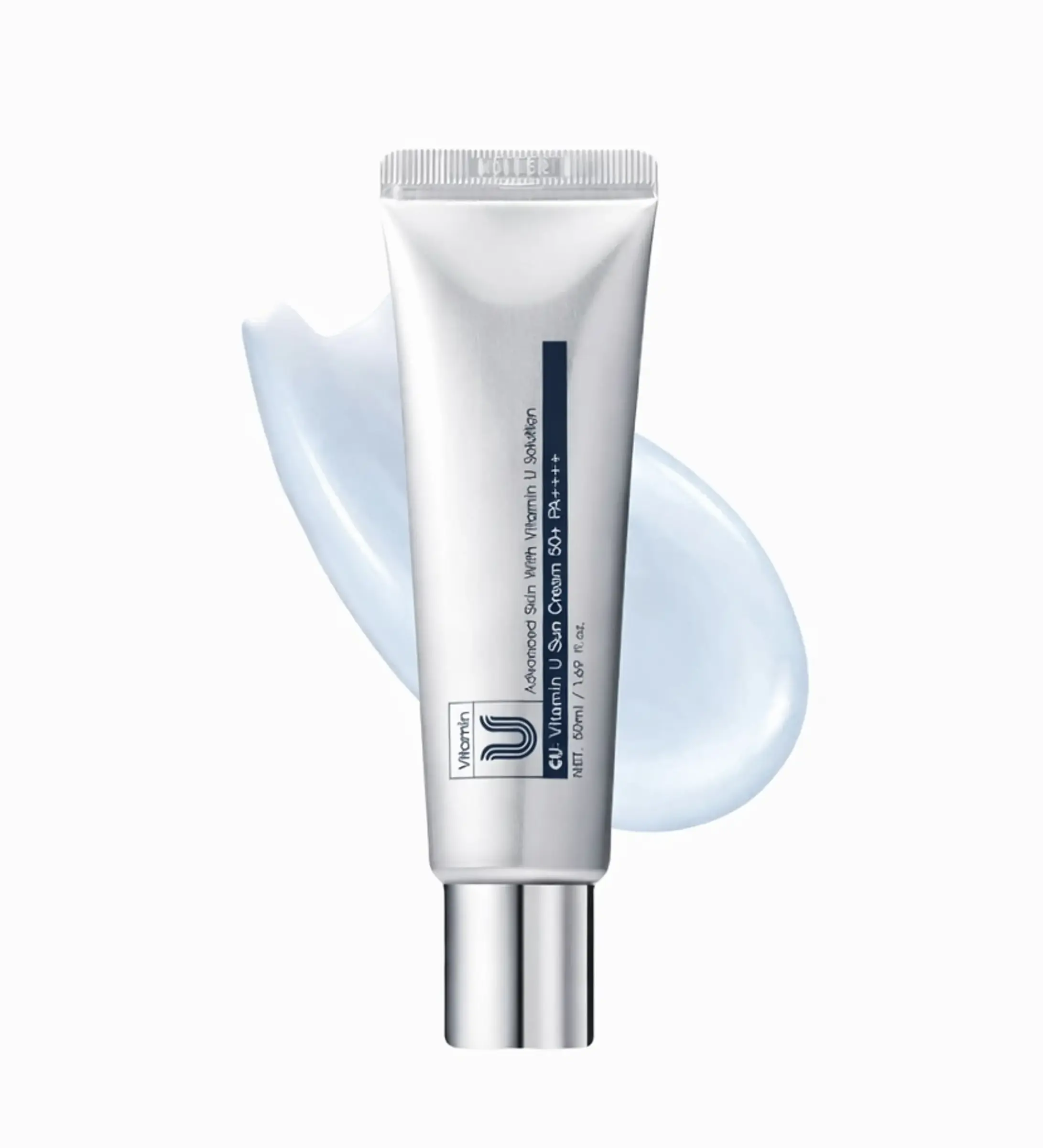 Заспокійливий сонцезахисний крем з вітаміном U та пептидами CUSKIN Vitamin U Sun Cream SPF 50+/PA++++, 50 мл 