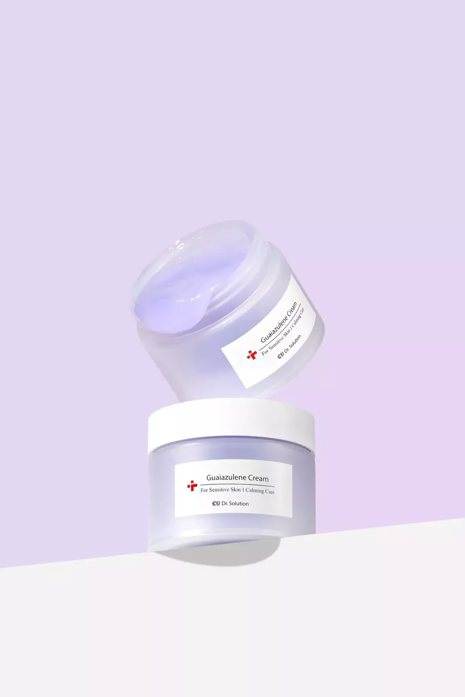 Інтенсивний заспокійливий крем з гвайазуленом, троксерутином та менадiоном Cuskin Dr.Solution Guaiazulene Cream, 50 ml 