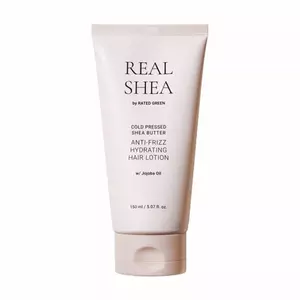 Зволожуючий лосьйон для волосся з маслом Ши RATED GREEN Real Shea Cold Pressed Shea Butter Anti-frizz Hydrating Hair Lotion, 150 мл