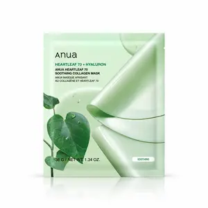 Колагенова маска з хауттюйнією серцевидною ANUA Heartleaf 70 Soothing Collagen Mask, 34 g