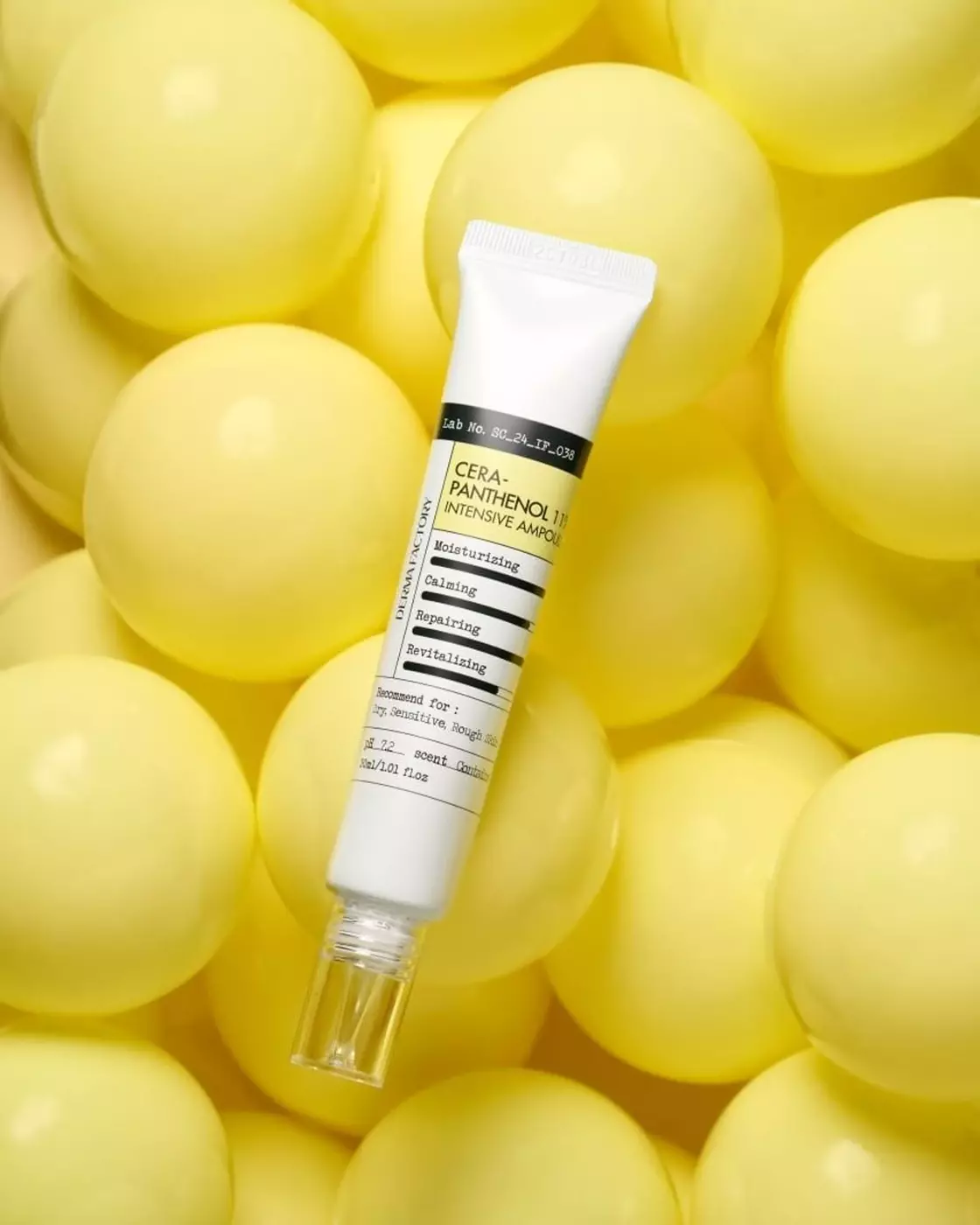 Відновлювана сироватка з керамідами та пантенолом 11% DERMA FACTORY Cera-Pantenol Intensive Ampoule, 30 мл