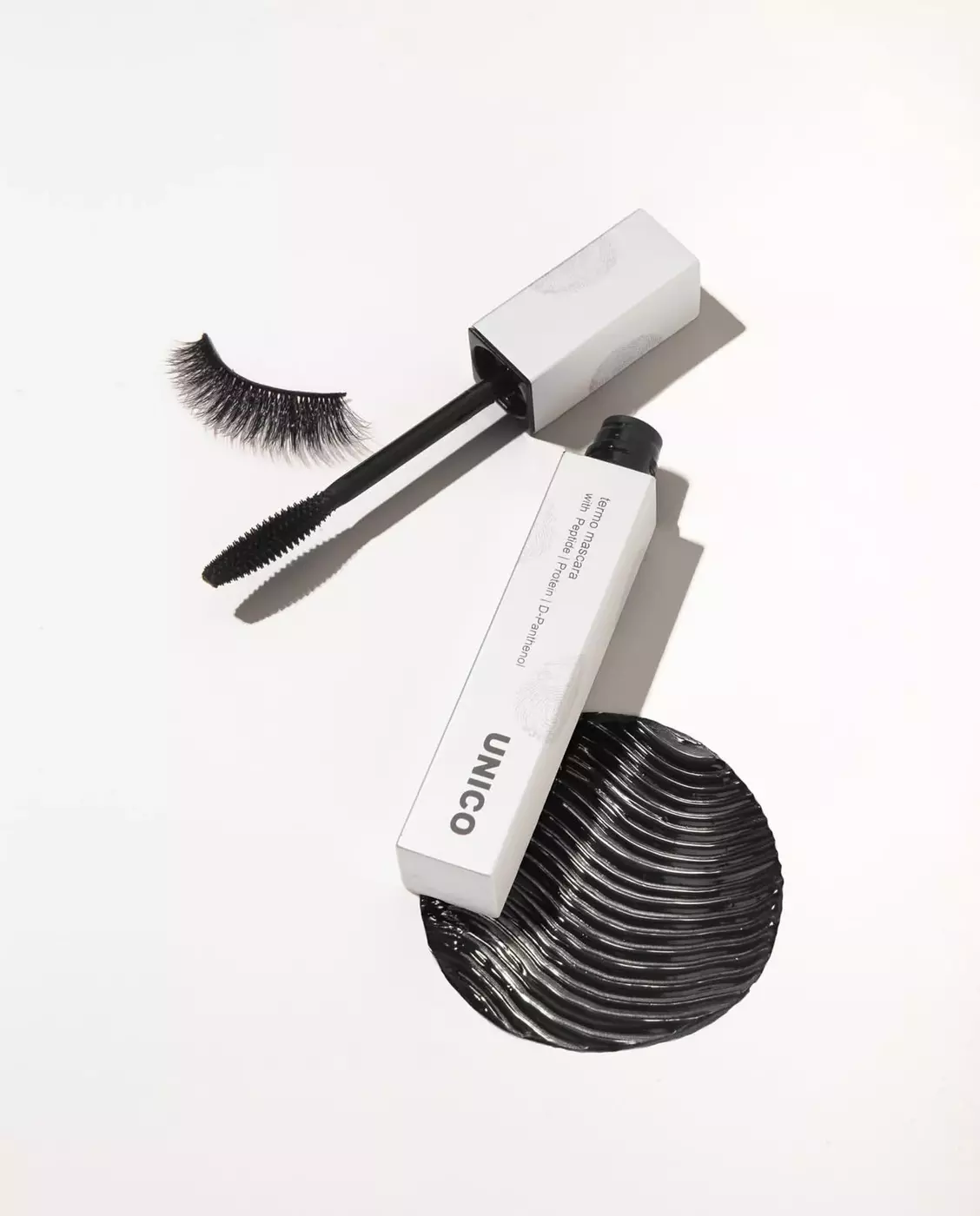 Термотуш з пептидами та рослинним протеїном UNICO BLACK TERMO MASCARA with peptides, 10 g