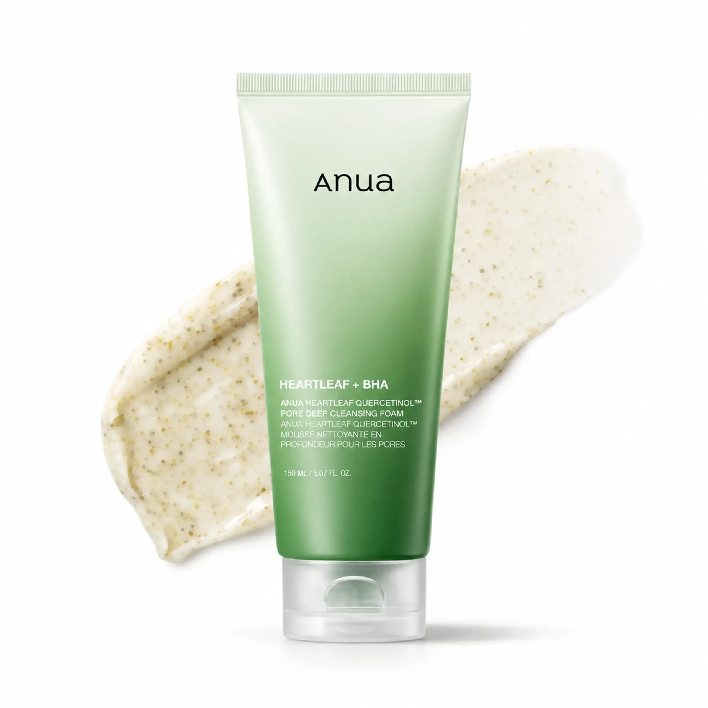Глибокоочисна пінка для вмивання Anua Heartleaf Quercetinol Pore Deep Cleansing Foam, 150 ml