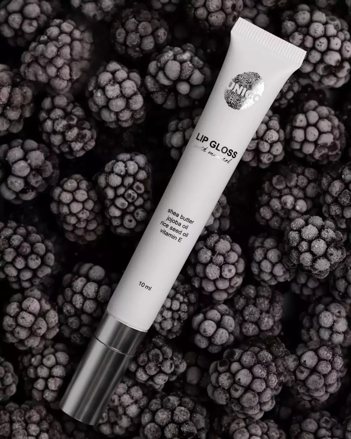 Блиск для губ з ментолом UNICO LIP GLOSS with menthol JAM, 12 ml 