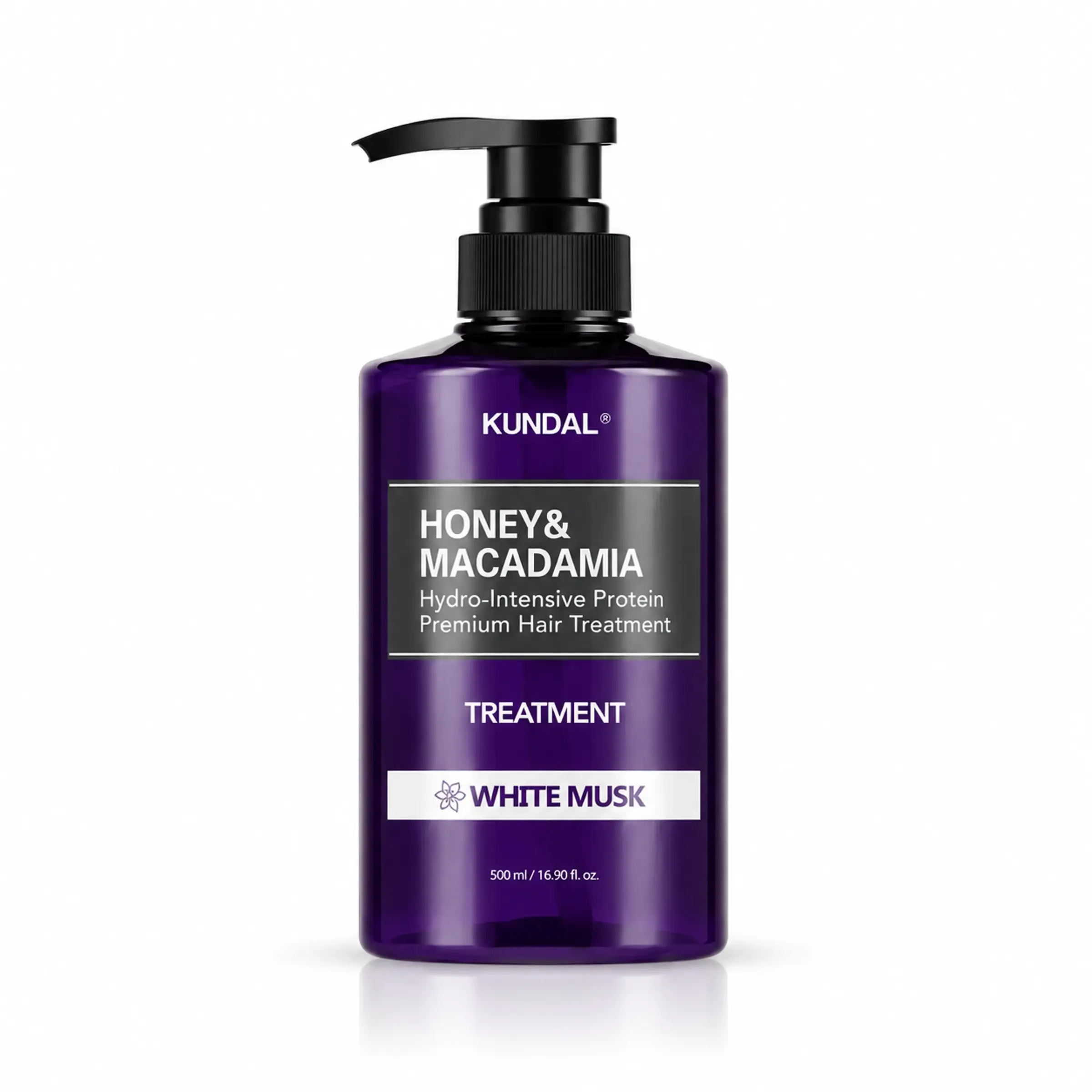 Кондиціонер для волосся з медом та макадамією KUNDAL Honey & Macadamia Protein Treatment White Musk, 500 мл