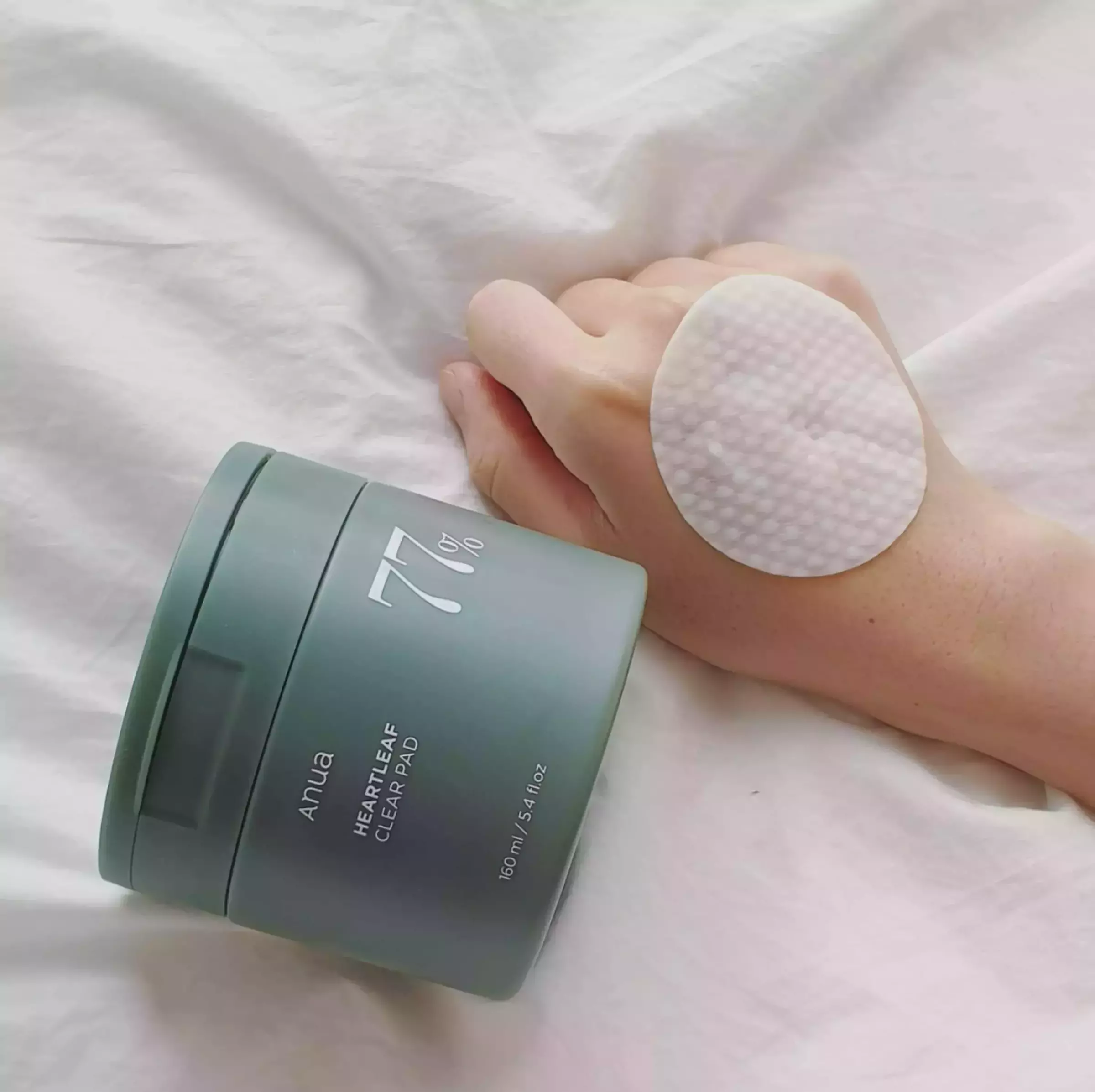 Пілінг-педи з хауттюйнією і PHA-кислотою ANUA Heartleaf 77% Clear Pad, 70 шт.