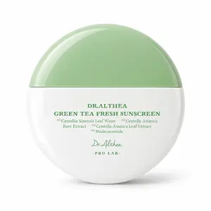 Освіжаючий сонцезахисний крем із зеленим чаєм Dr.Althea Green Tea Fresh Sunscreen SPF50+/PA++++, 45 ml 