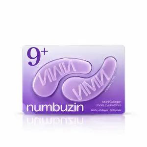 Патчі під очі з колагеном і пептидами Numbuzin No.9 Nad+ Collagen Under Eye Patches, 1 пара  