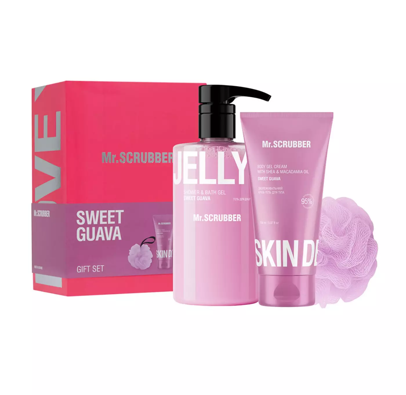 Подарунковий набір Mr.SCRUBBER Sweet Guava (3 одиниці)