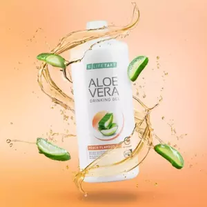 Питний гель Алое вера зі смаком персика LR Health and Beauty Aloe Vera Drinking Gel Peach Flavour, 1000 ml