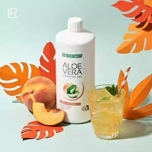 Питний гель Алое вера зі смаком персика LR Health and Beauty Aloe Vera Drinking Gel Peach Flavour, 1000 ml
