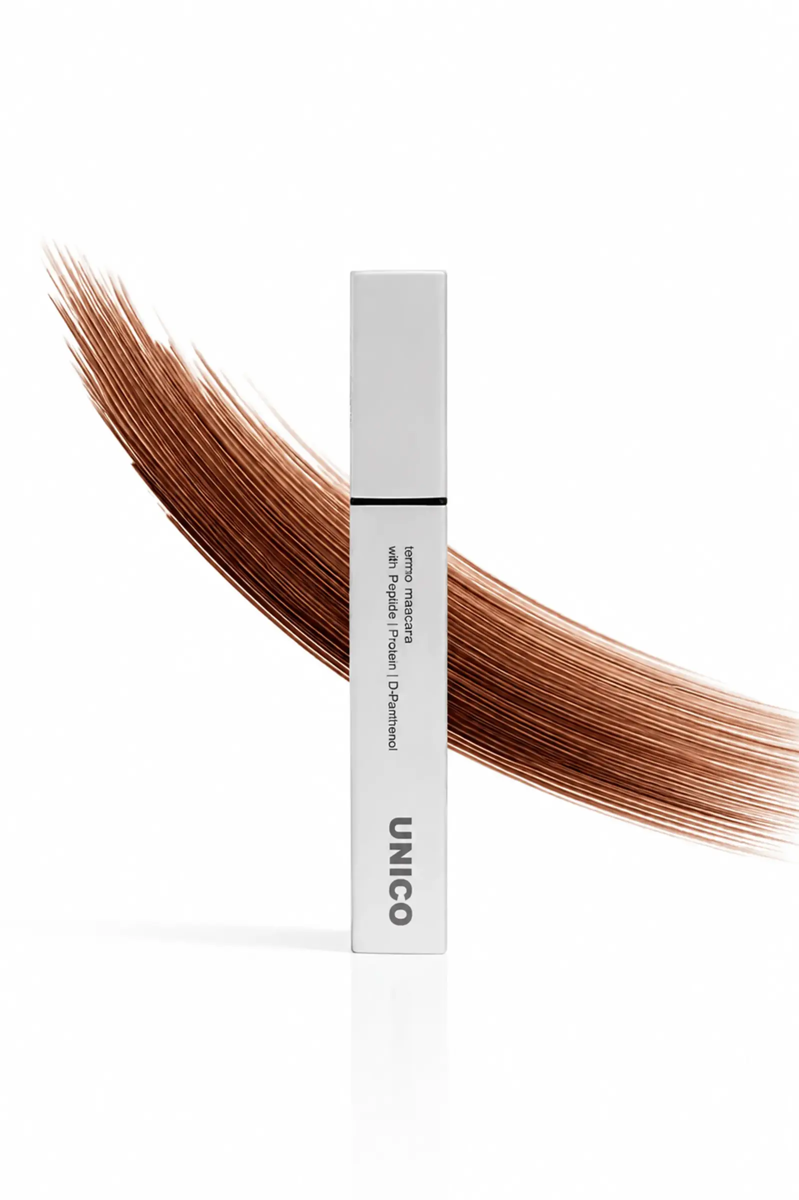Термотуш з пептидами та протеїнами UNICO BROWN TERMO MASCARA with peptides, 10 g