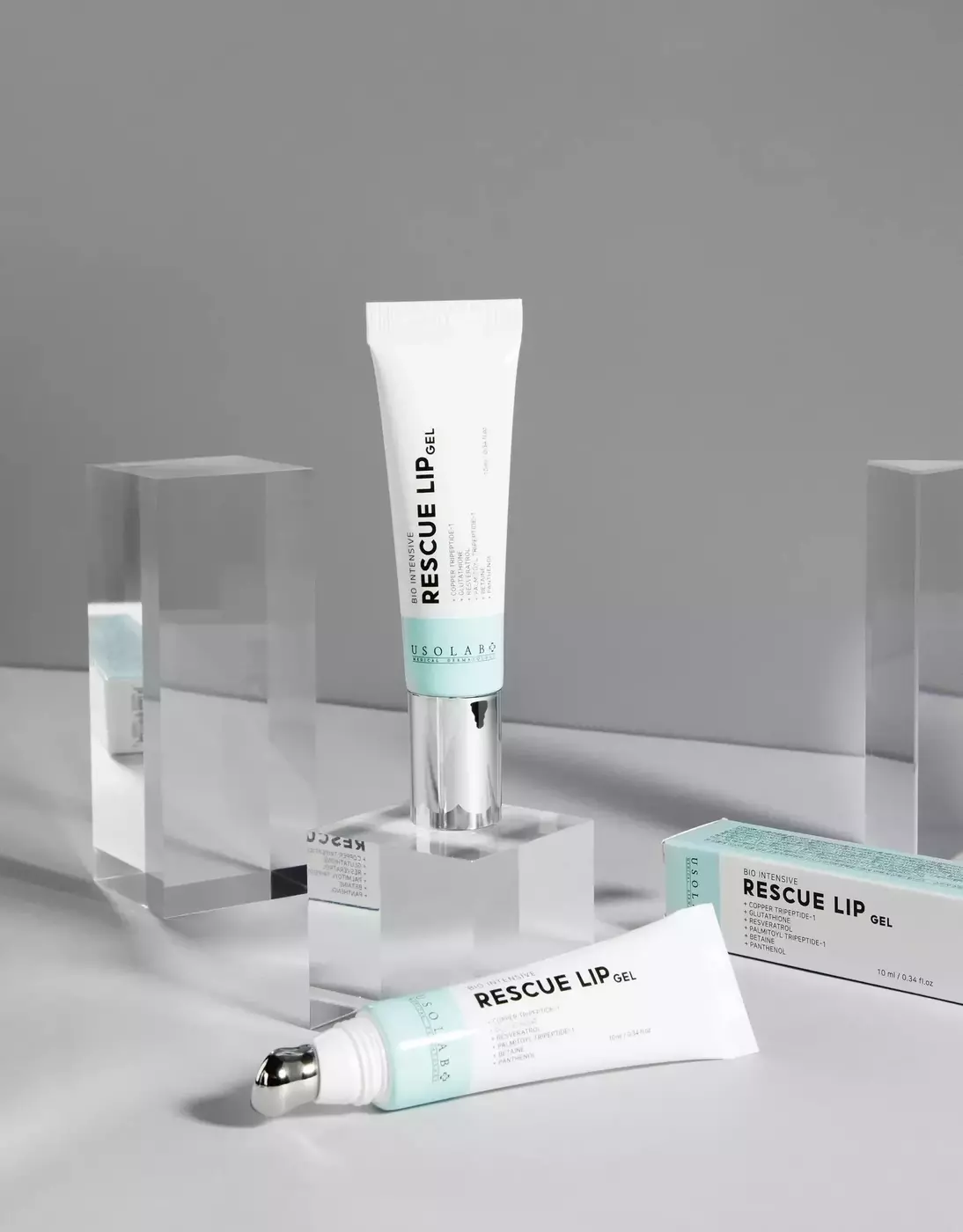 Гель-сироватка, порятунок для губ, Usolab BIO Intensive Rescue Lip Gel, 10 ml 