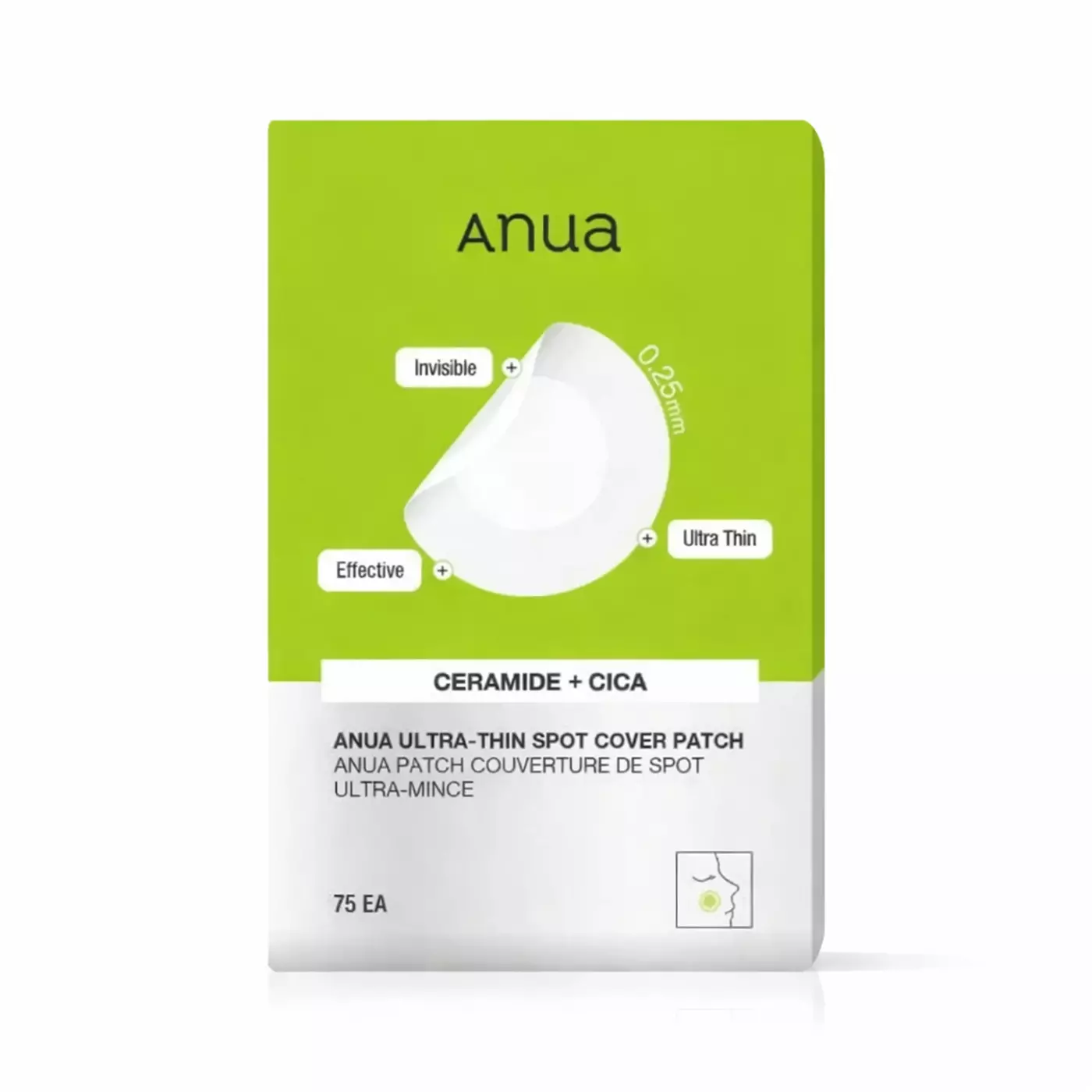 Ультратонкі патчі від висипань Anua Ultra Thin Spot Cover Patch, 75 шт.