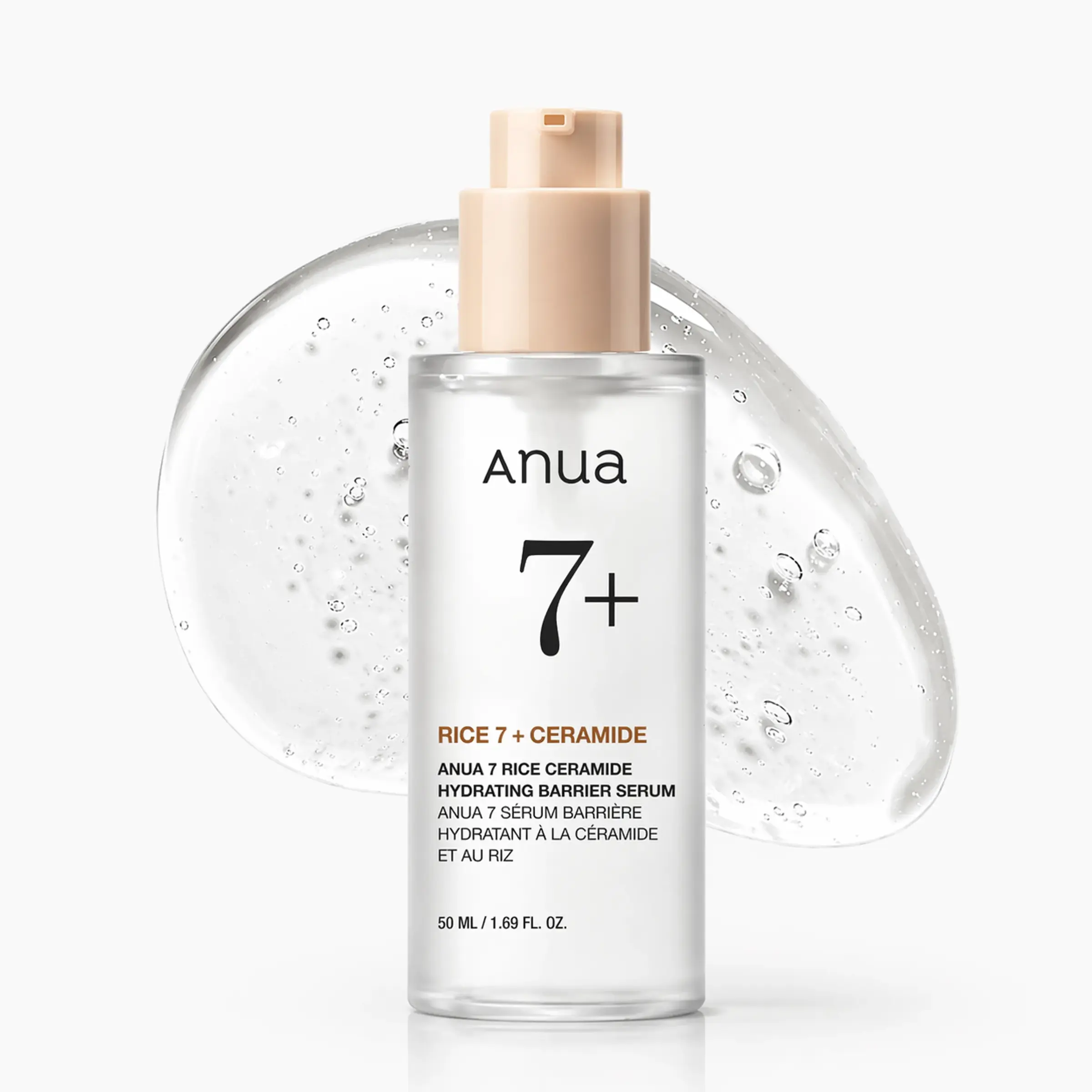 Поживна сироватка з рисовим екстрактом і керамідами Anua 7 Rice Ceramide Hydrating Barrier Serum, 50 ml