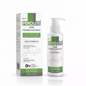 Засіб для очищення проблемної шкіри Perolite Acne Clranser With Benzoyl Peroxide 1%, 100 ml