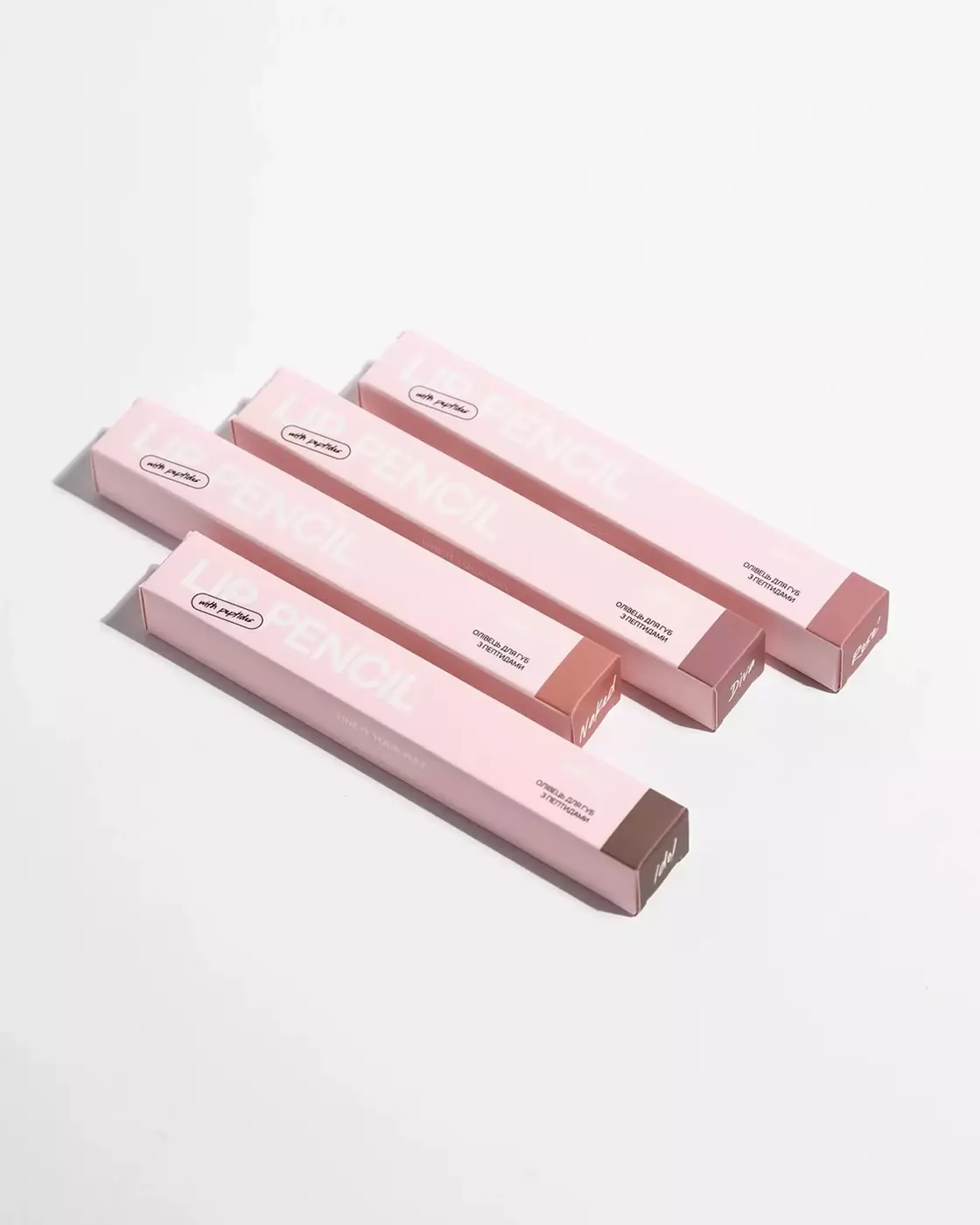 Високопігментований олівець для губ UNICO LIP PENCIL with peptides IDOL